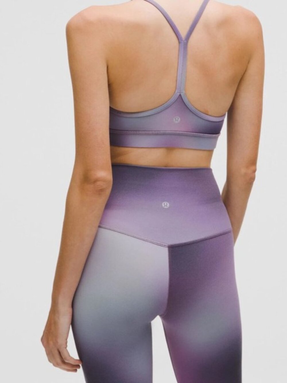 Lululemon Flow Y Bra Nulu - Aurora Haze Mini Purple Size : 2 NWOT - Picture 5 of 5